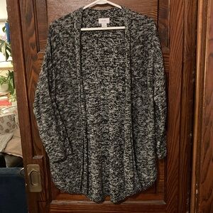 Old Navy Black and White Cardigan